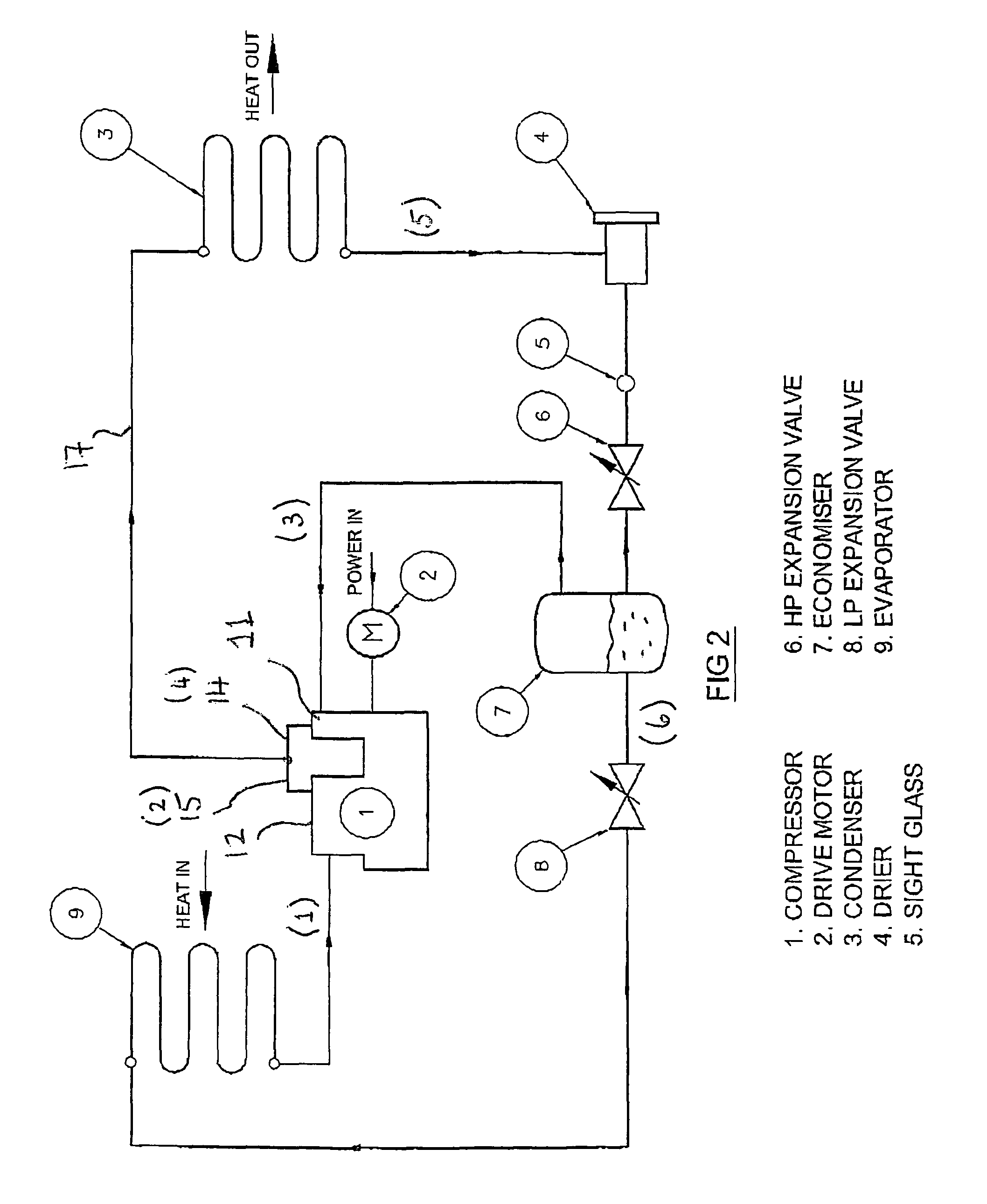 Transcritical refrigeration cycle