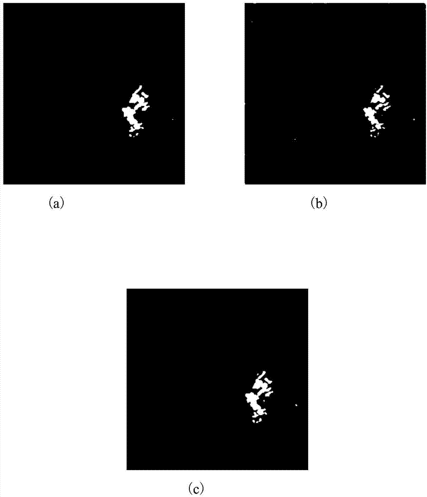 SAR image change detecting method based on non-local mean