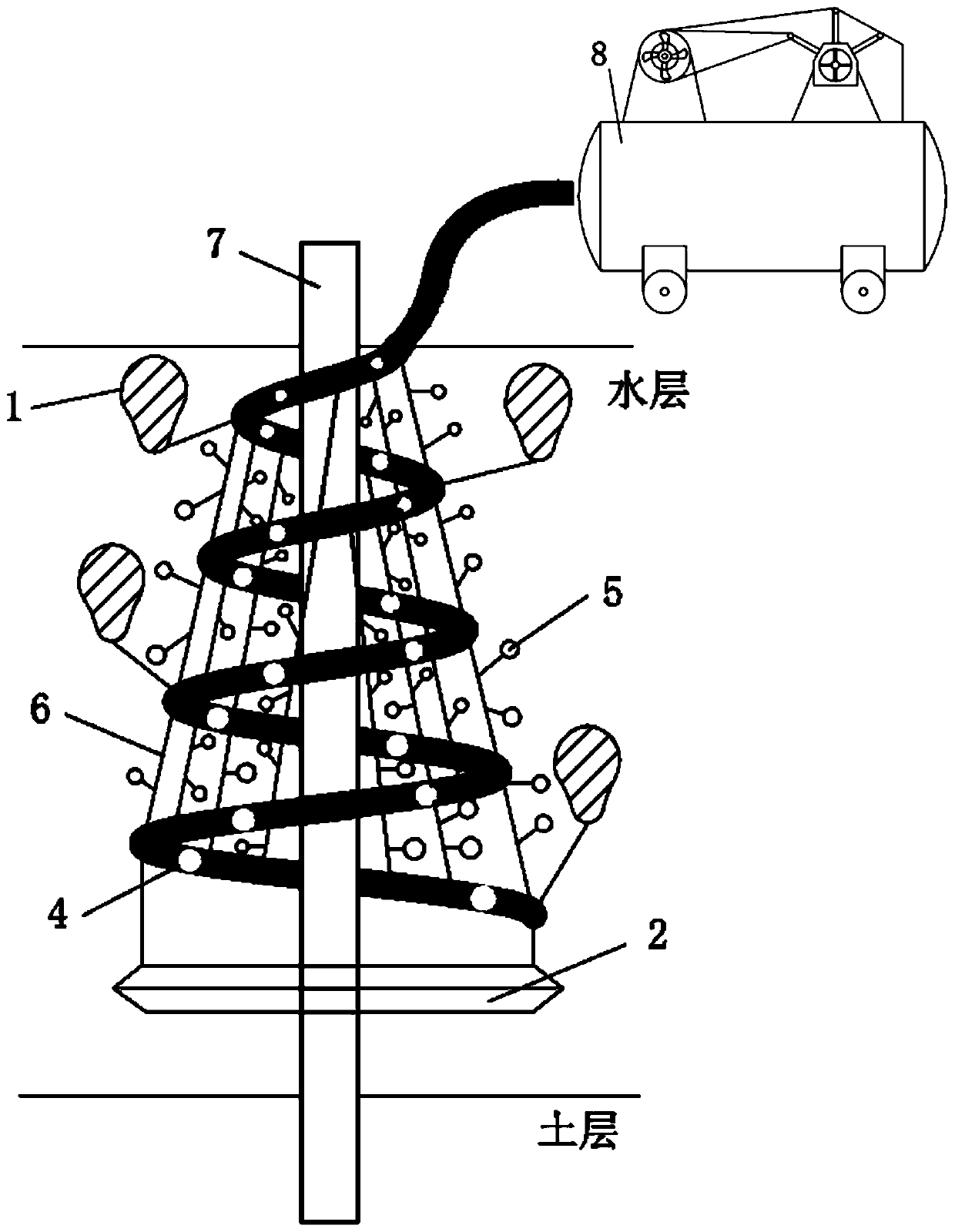 Novel pile driving noise reduction device