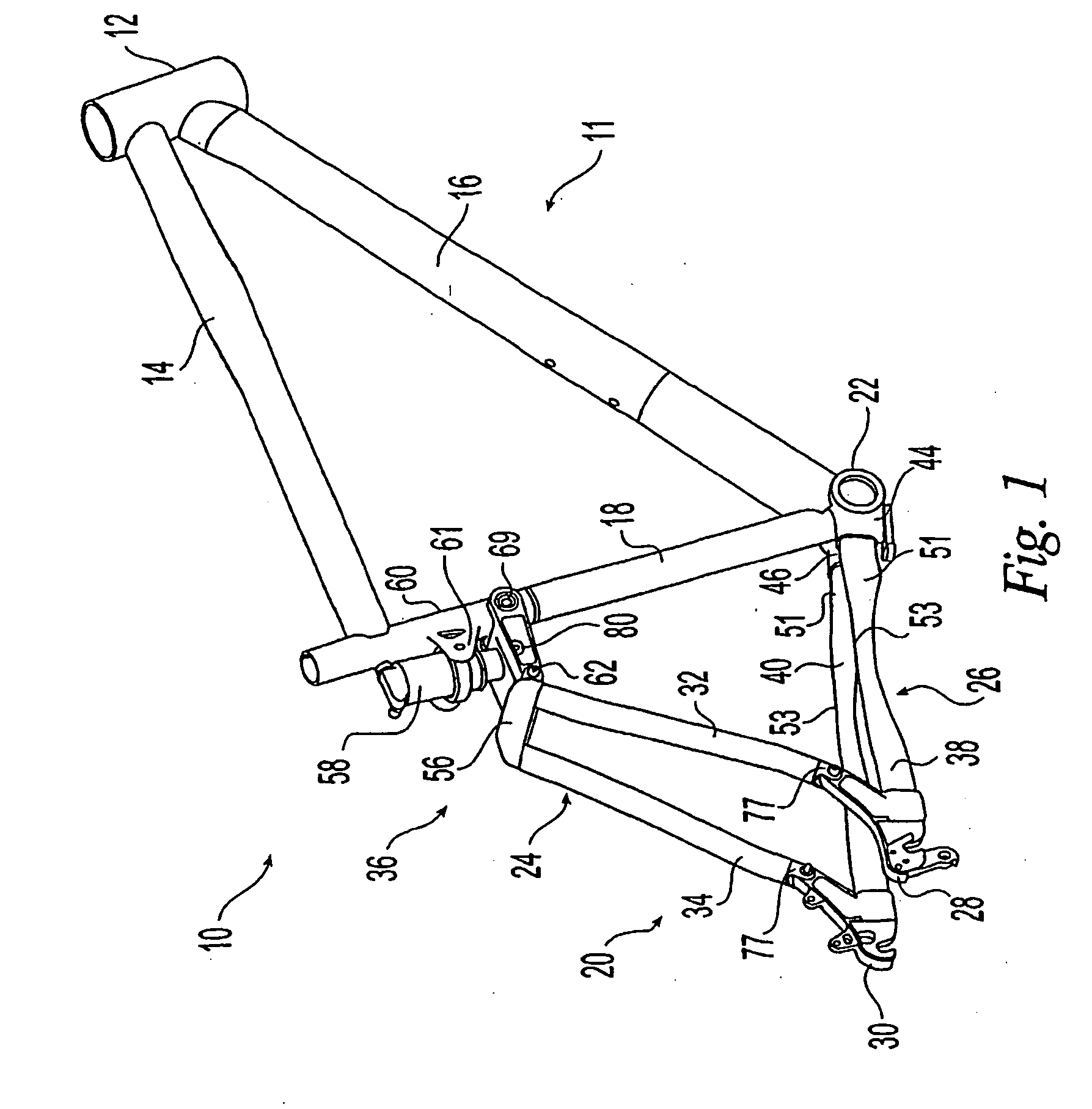 Living hinge member and suspension