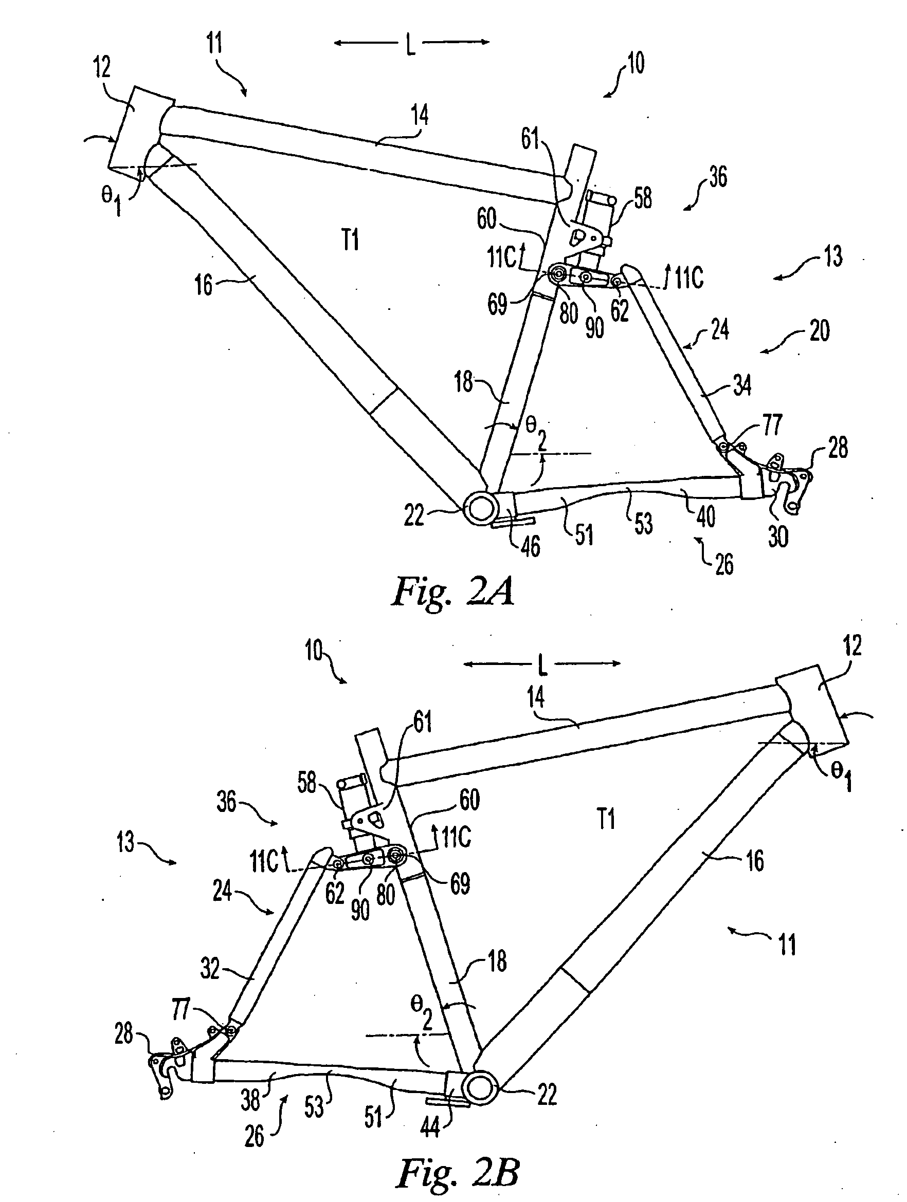 Living hinge member and suspension