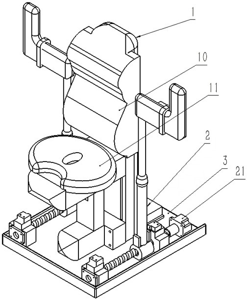 Electric chest stretching device and using method