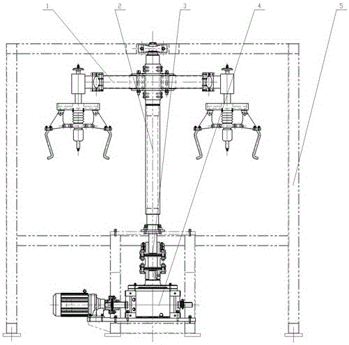 Multi-station tire gripper indexing device and its indexing method for tire spraying machine