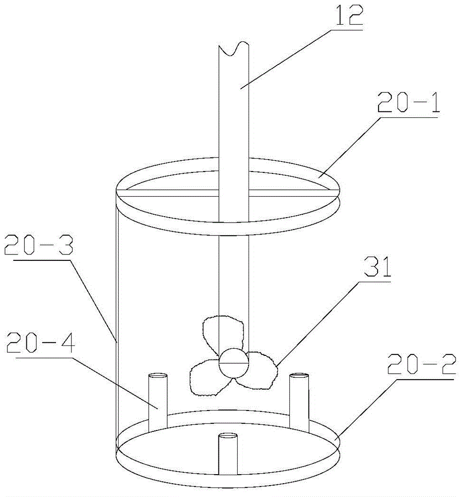 Laboratory continuous biogas anaerobic fermentation device