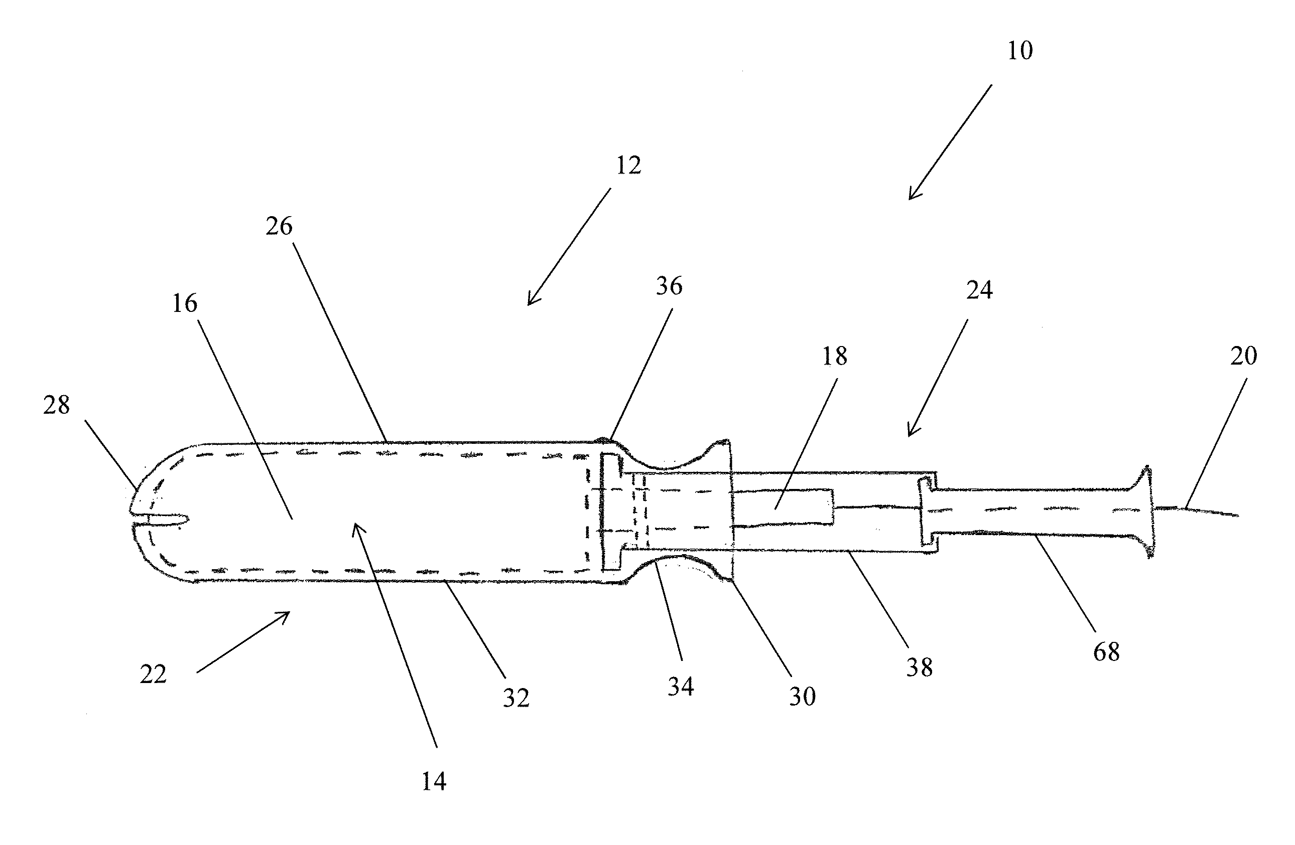 Package of visually perceptible tampons housed within applicators