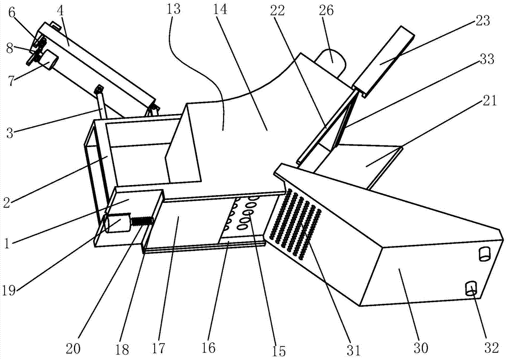 Slant stirring-type feather cleaning equipment