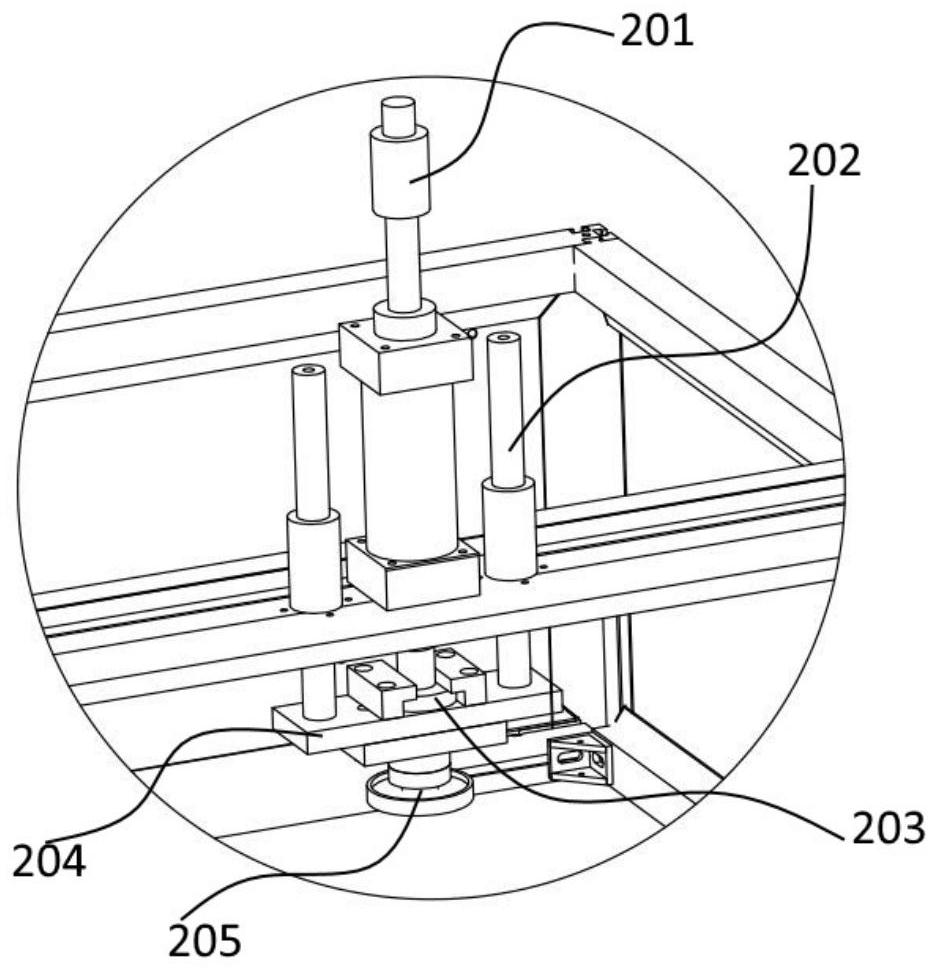 Noise detection device used for motor load and work method thereof