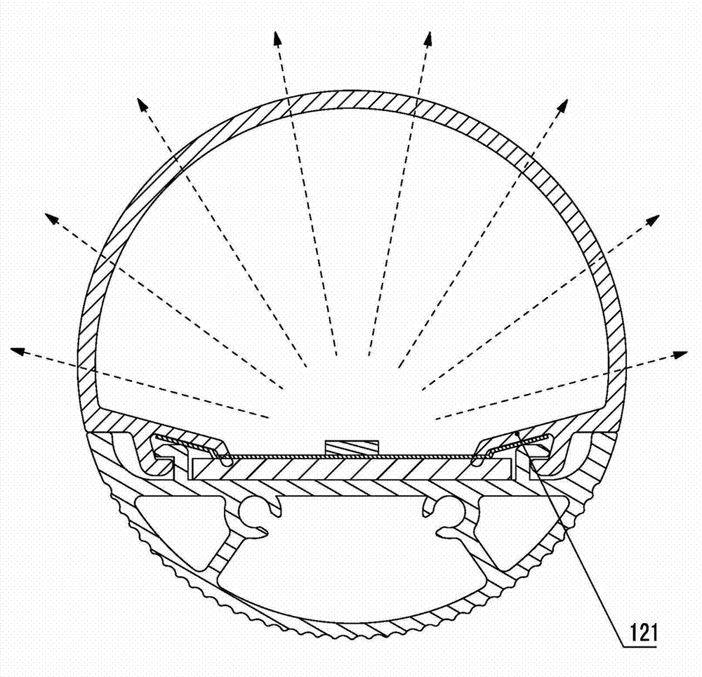 High-safety LED (Light Emitting Diode) lamp