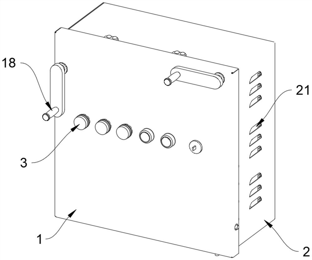 Instrument door mechanism of push-pull type distribution box and power distribution box