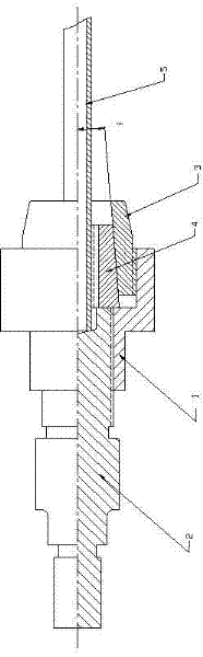 A high temperature tensile fixture