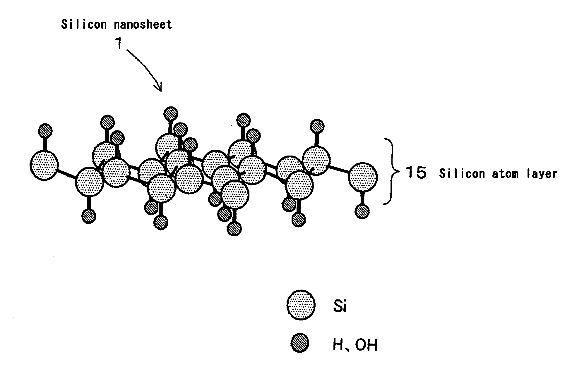 Silicon Nanosheet , Nanosheet Solution and Process for Producing the Same, Nanosheet -Containing Composite, and Nanosheet Aggregate