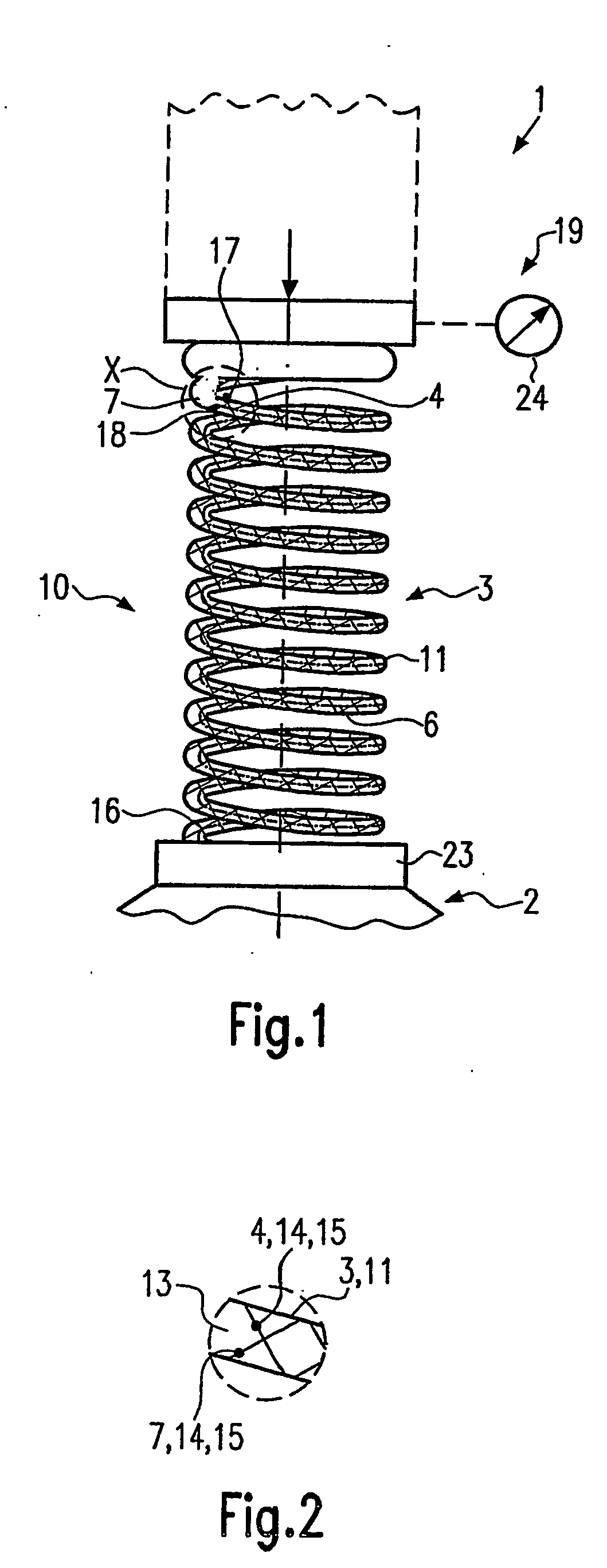 Measurement method and device for the measurement of a path covered