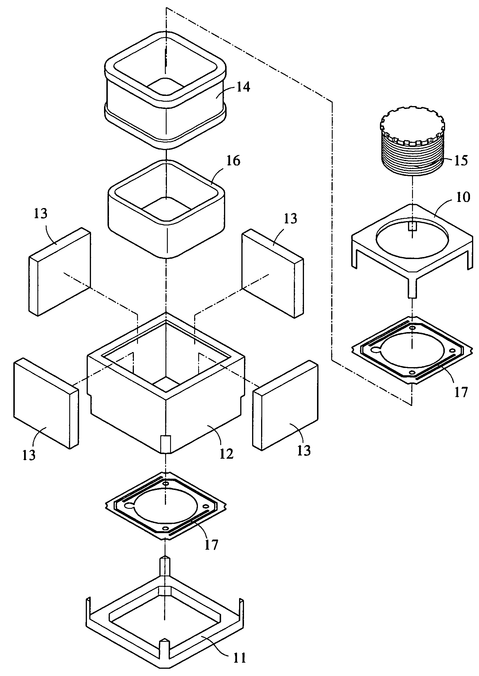 Method and structure for suppressing response time of lens focusing structure