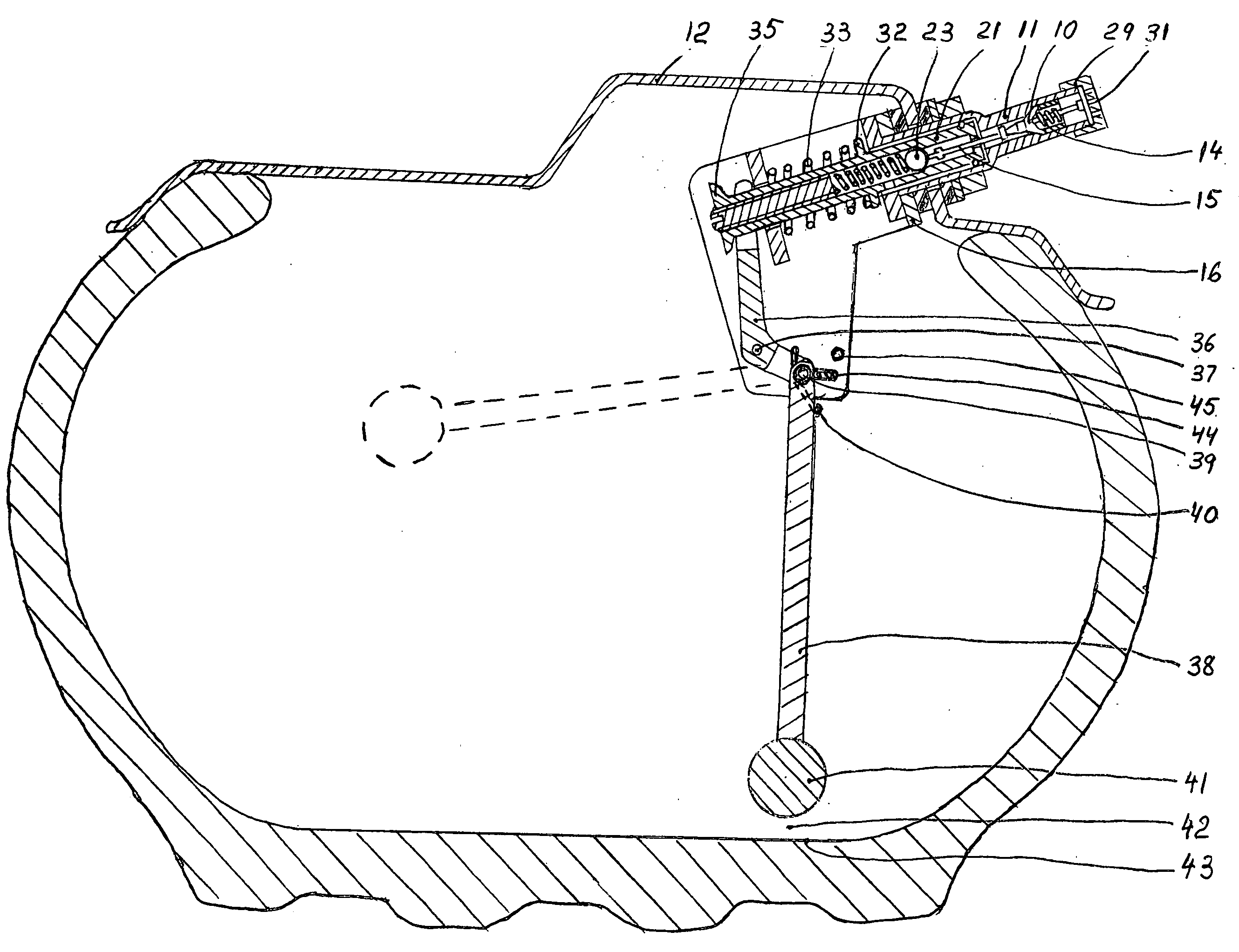 Self-inflating tire valve