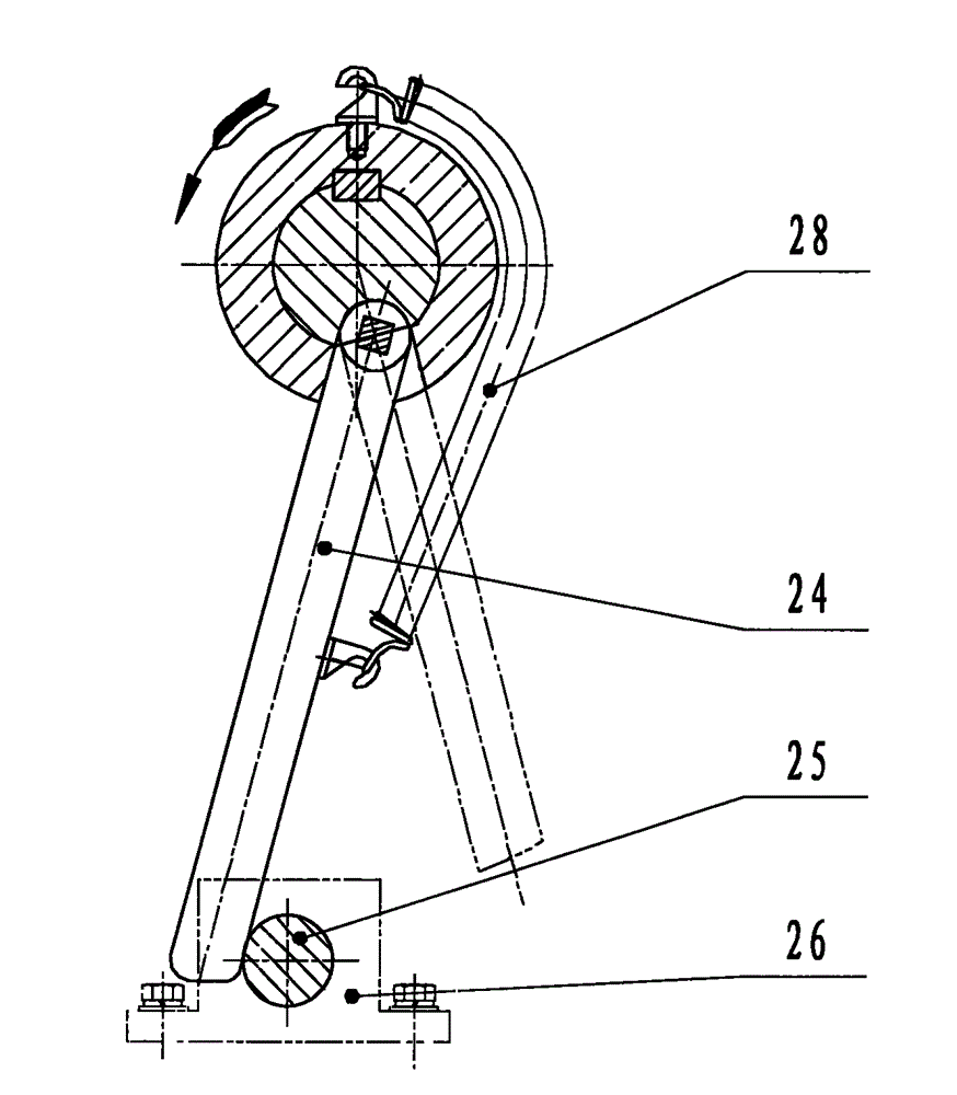 Workpiece step conveying driving system