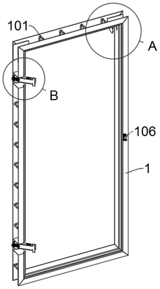 High-safety intelligent security door for security engineering