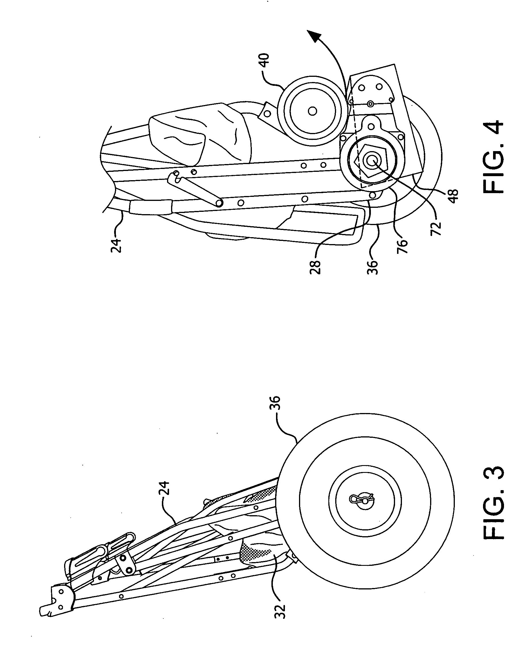 Motorized beach cart