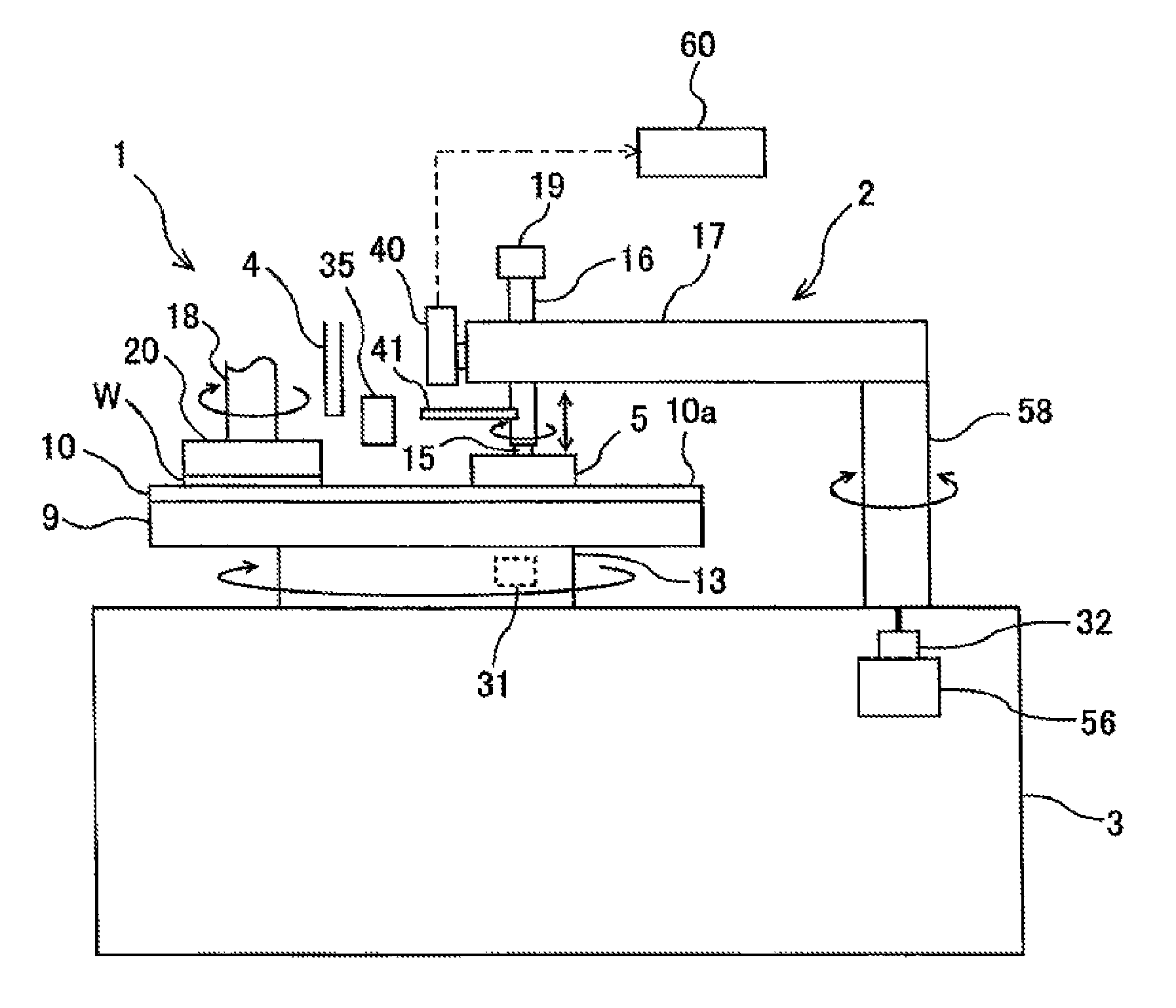 Method of obtaining a sliding distance distribution of a dresser on a polishing member, method of obtaining a sliding vector distribution of a dresser on a polishing member, and polishing apparatus