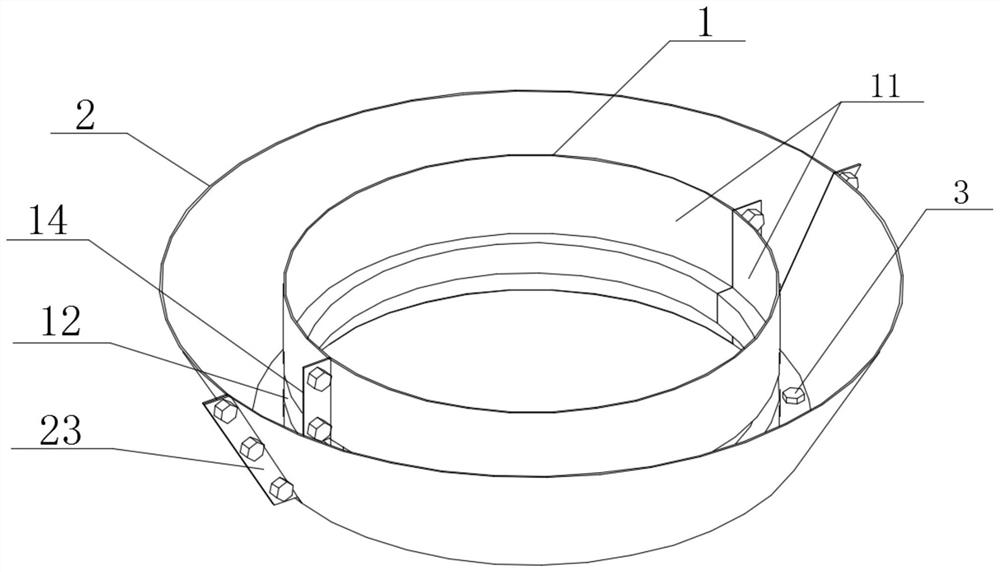 A construction method for secondary forming waterproof construction of pile head