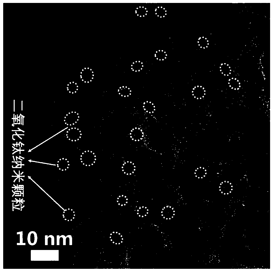 Tubular TiO2/carbon lithium ion battery negative electrode material and preparation method and application thereof