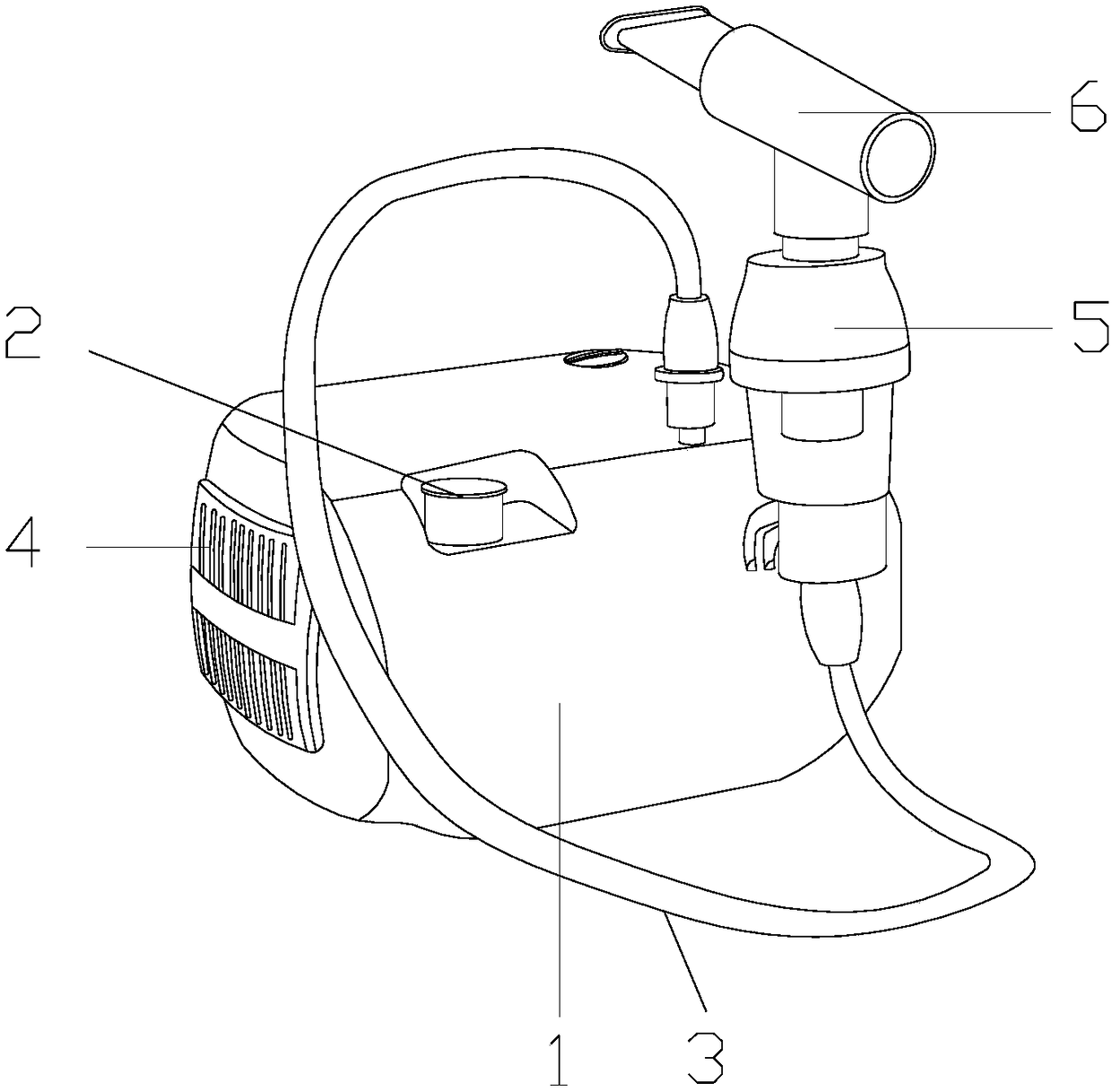 Multifunctional respiratory medicine atomizer