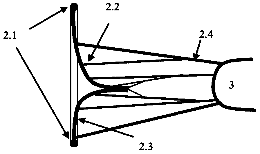 Self-adaptive locating mitral valve closing plate blocking body for repairing mitral regurgitation