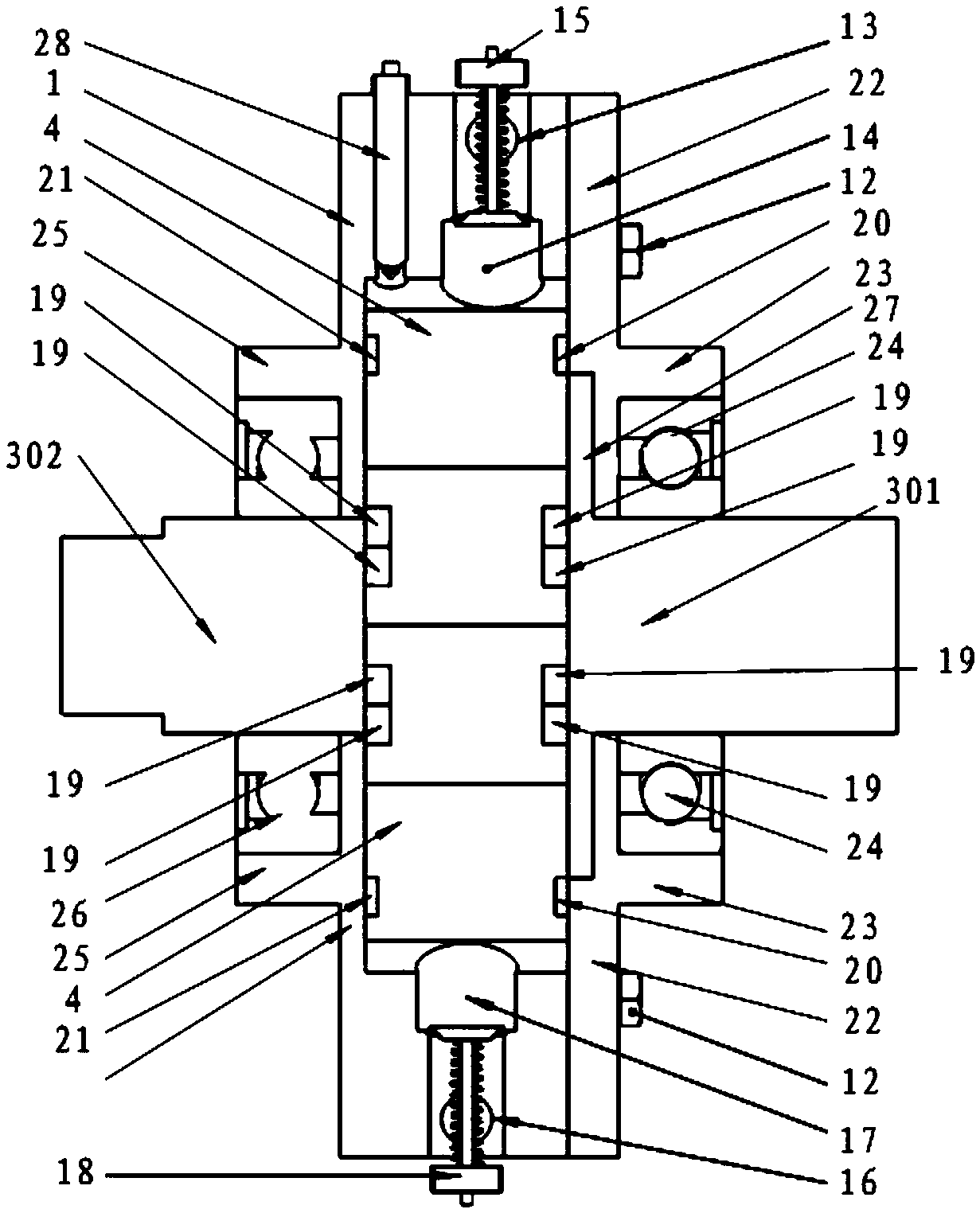 Flow guide type rotor internal combustion engine between rotor and stator