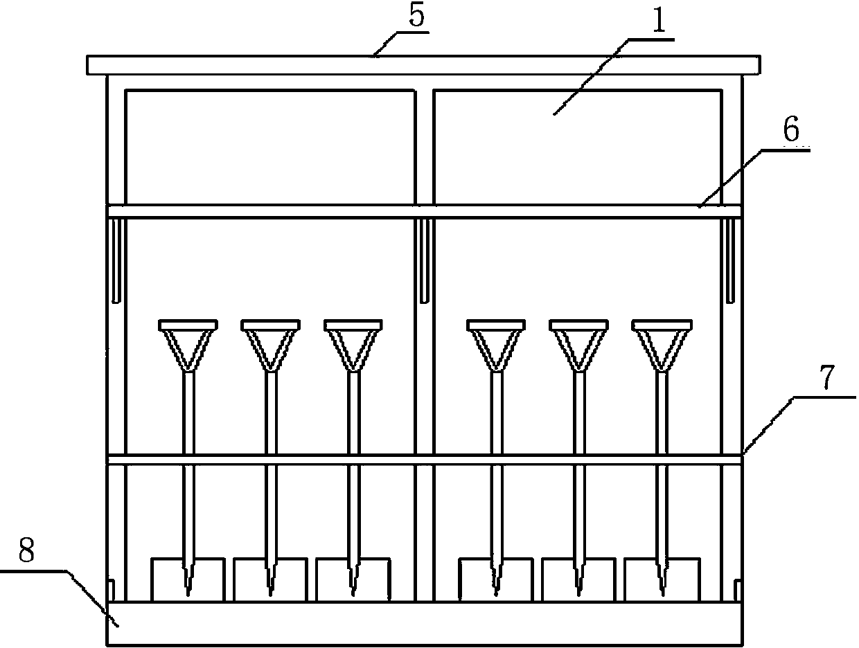 Self-dumping type flood prevention sand box