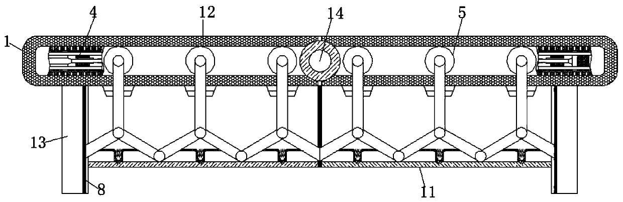 Transfer-type operating table capable of reducing self-weight pressure of patient