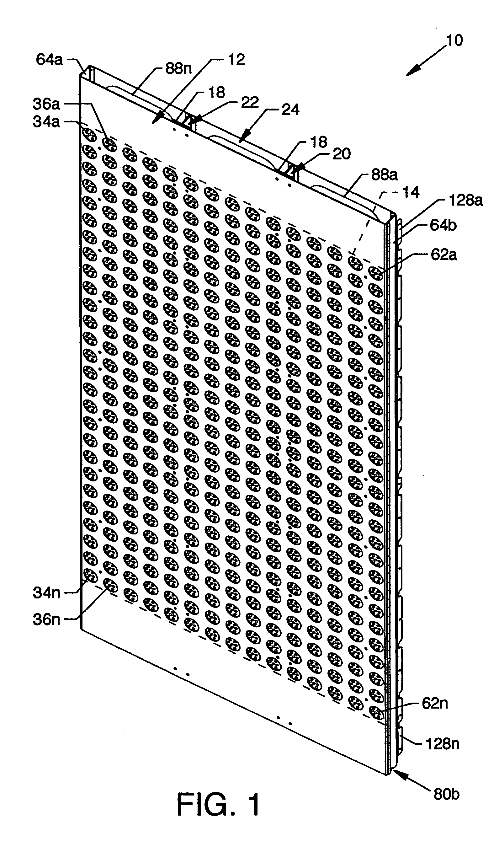 Electronic display panel