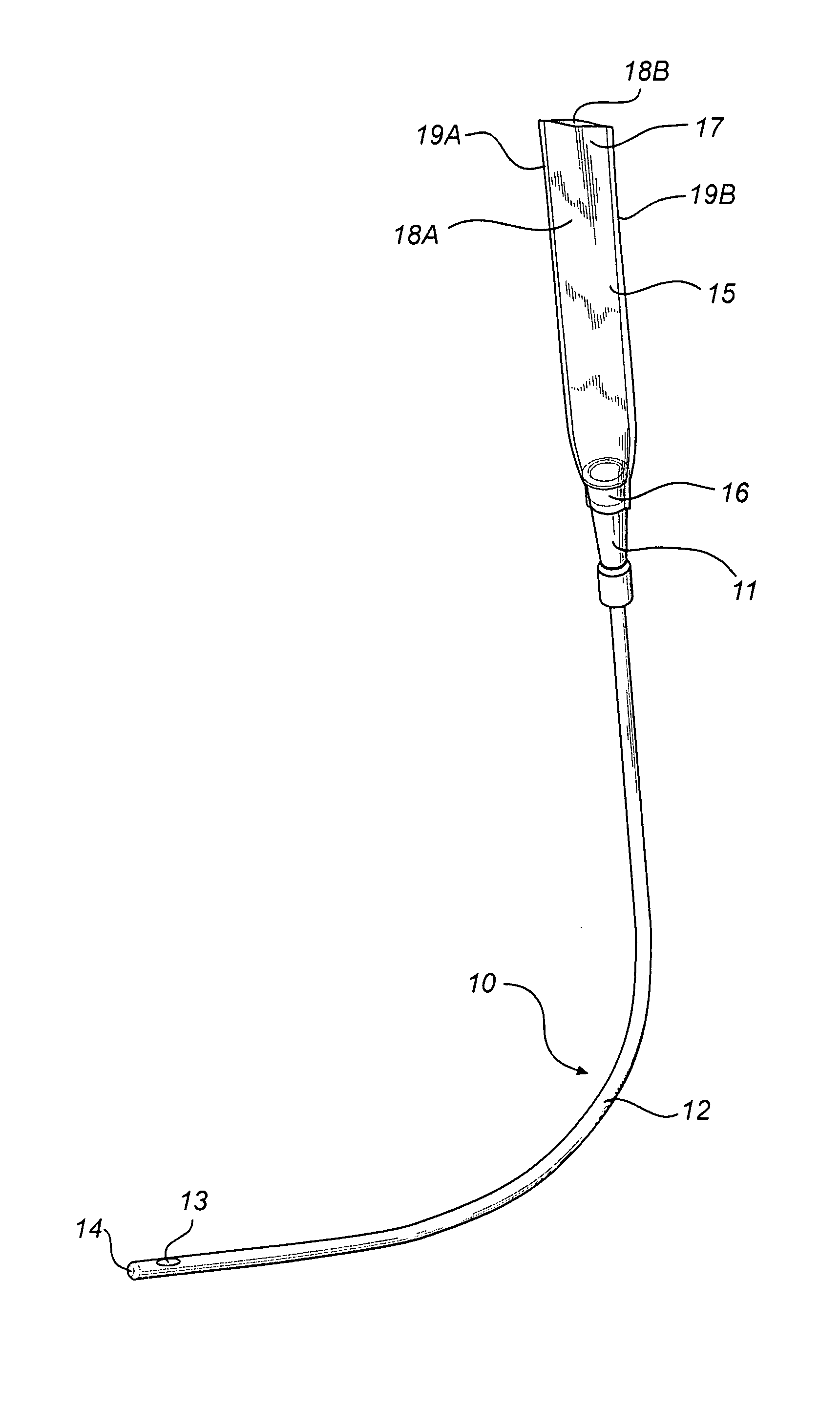 Urinary catheter with one way check valve