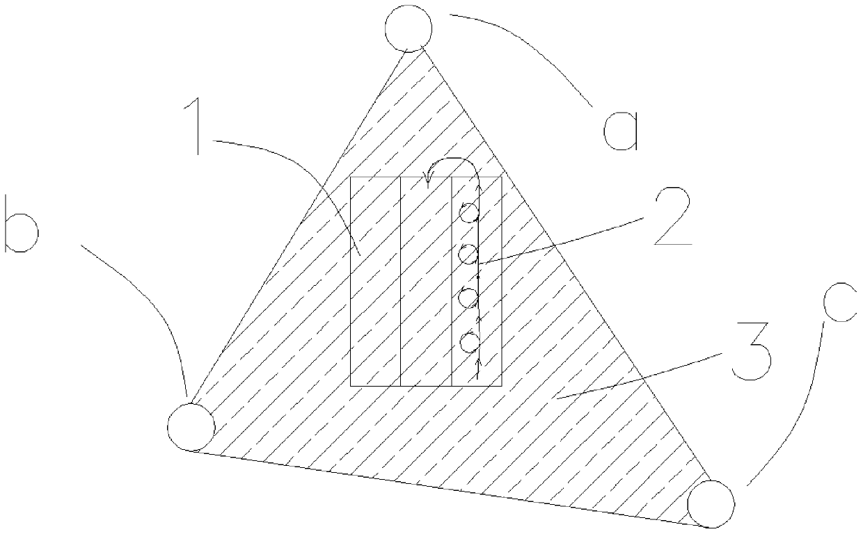 Unmanned aerial vehicle measurement method for digital elevation model of terrain image