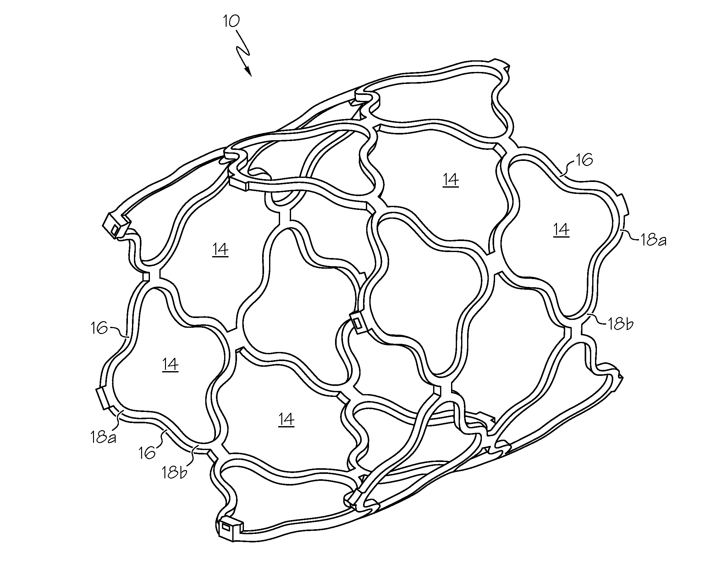 Cut pattern transcatheter valve frame