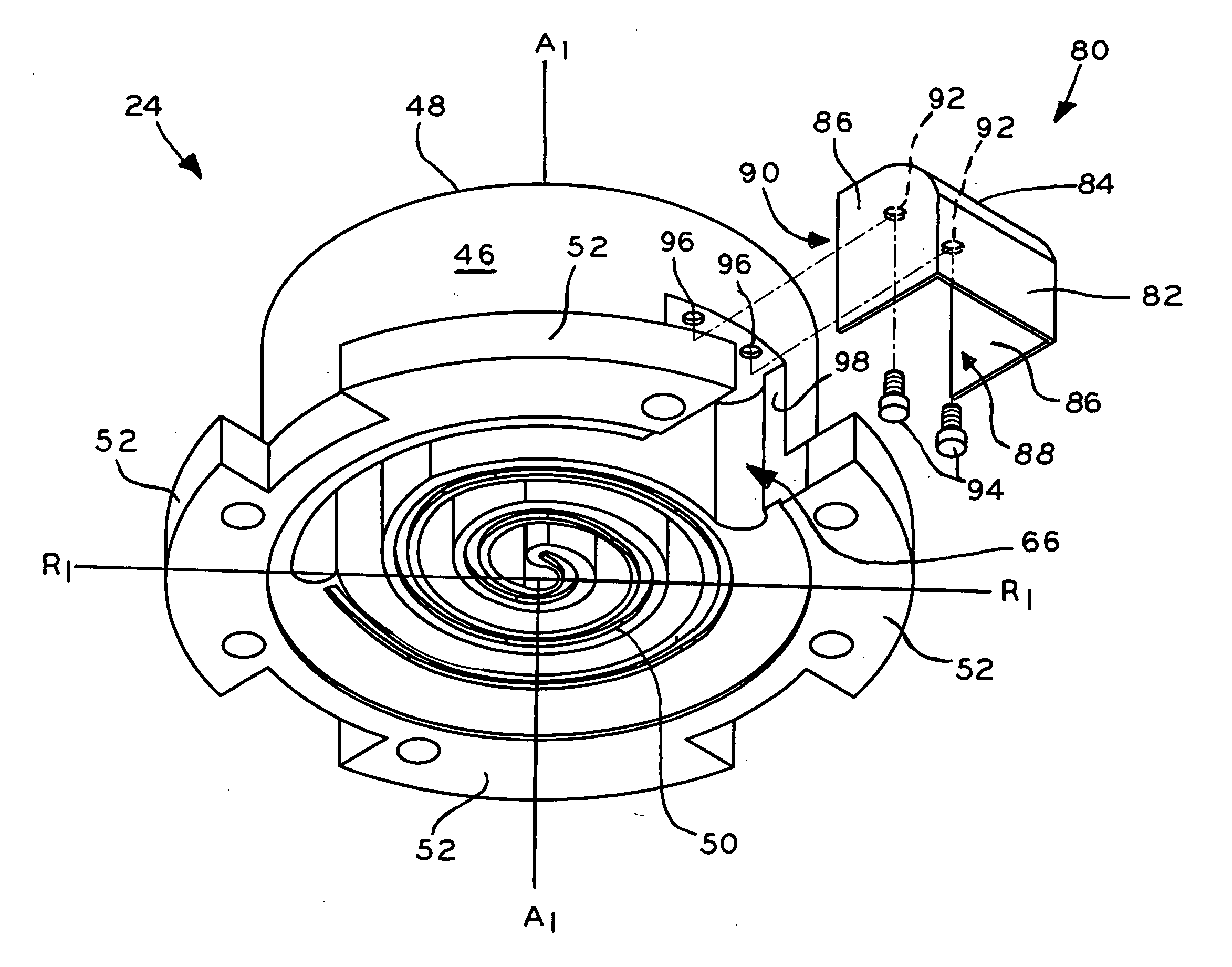 Suction baffle for scroll compressors