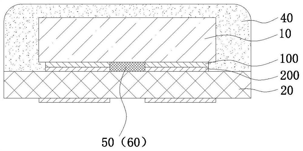 A kind of ultraviolet led packaging structure