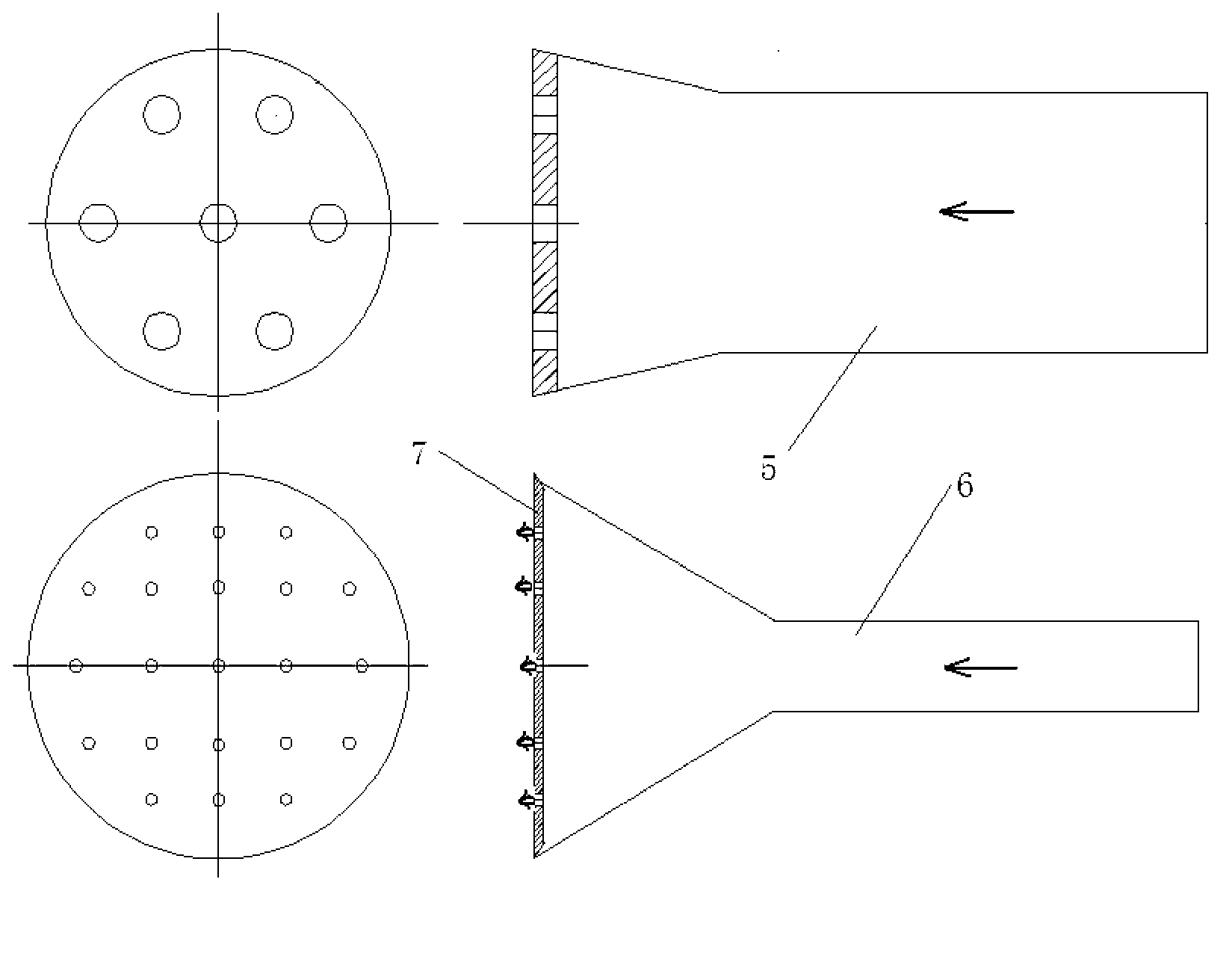 Double-flow injection-type floatation method and double-flow injection-type floatation device