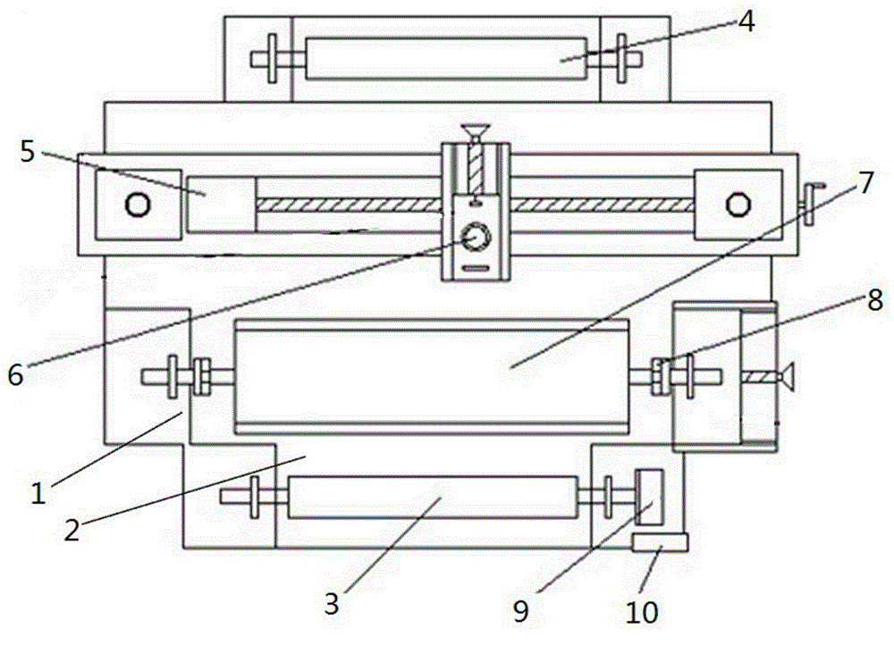 Numerical control winding apparatus and method for square glass fiber reinforced plastic air pipe