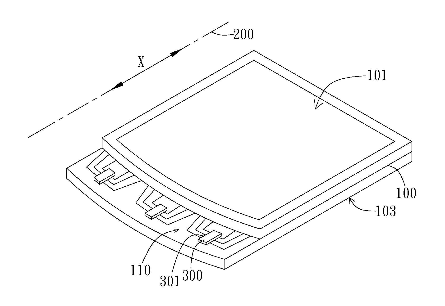 Display Module with Curved Surface