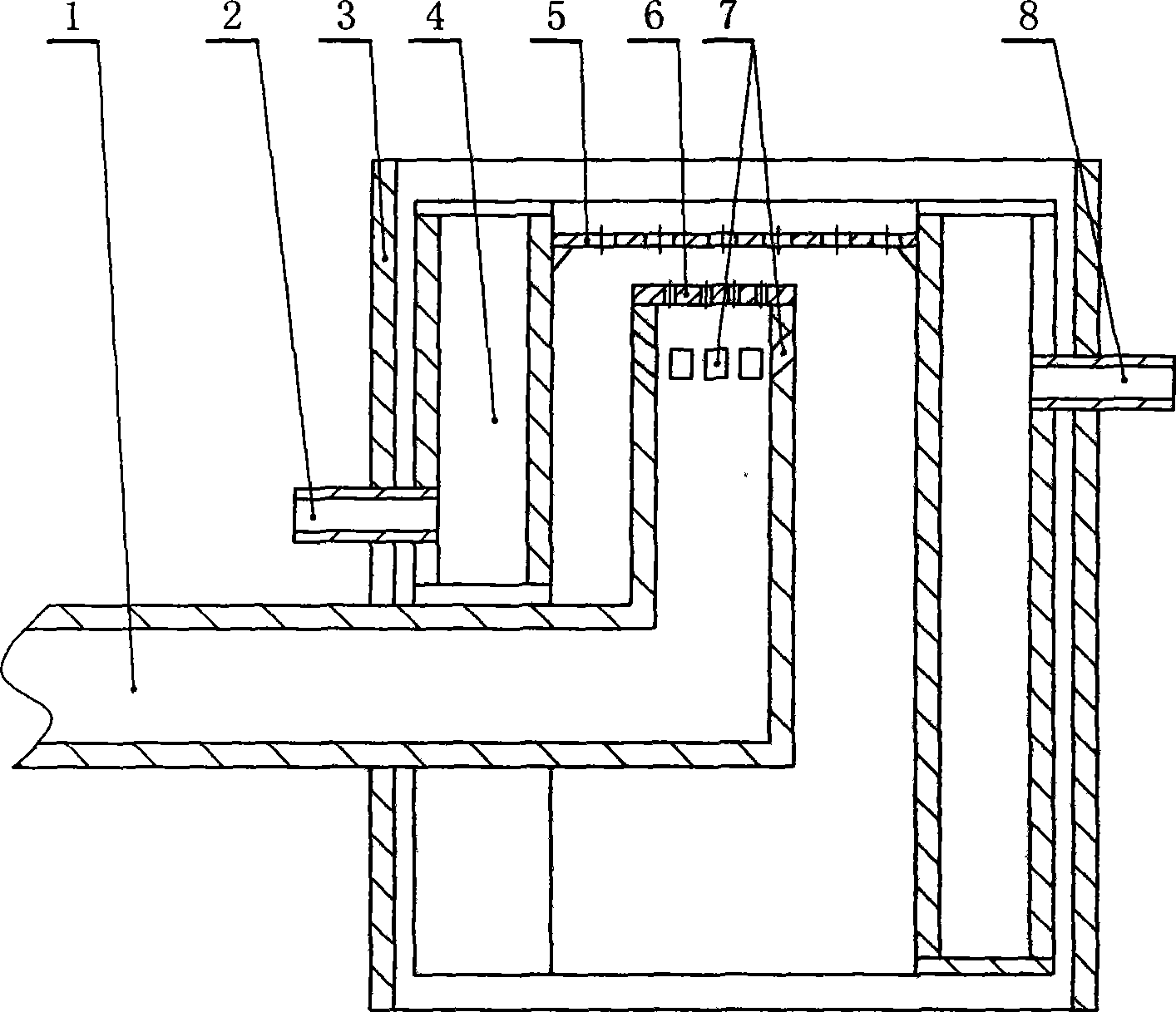 Burner of gasification furnace