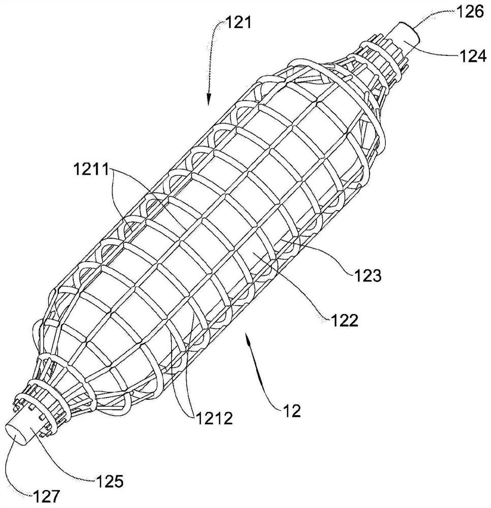 System for storing compressed fluid