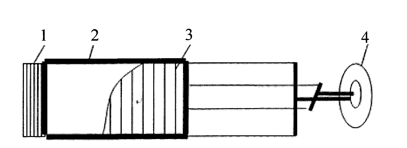 Device for mounting polyvinyl sheath in sealing structure of detection device of electronic endoscopy