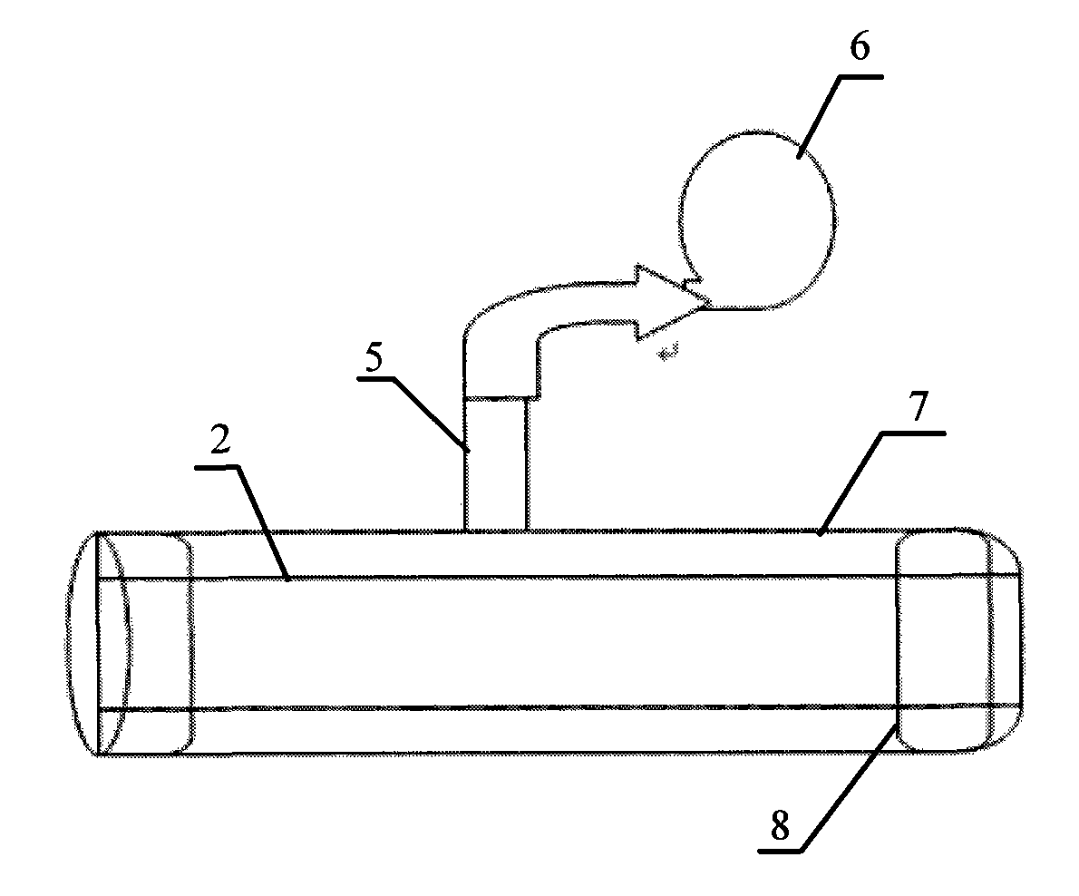 Device for mounting polyvinyl sheath in sealing structure of detection device of electronic endoscopy