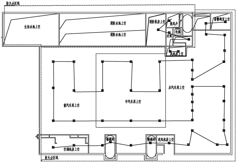 Fire-fighting component numbering method and system for automatic fire alarm planar graph, intelligent terminal and storage medium