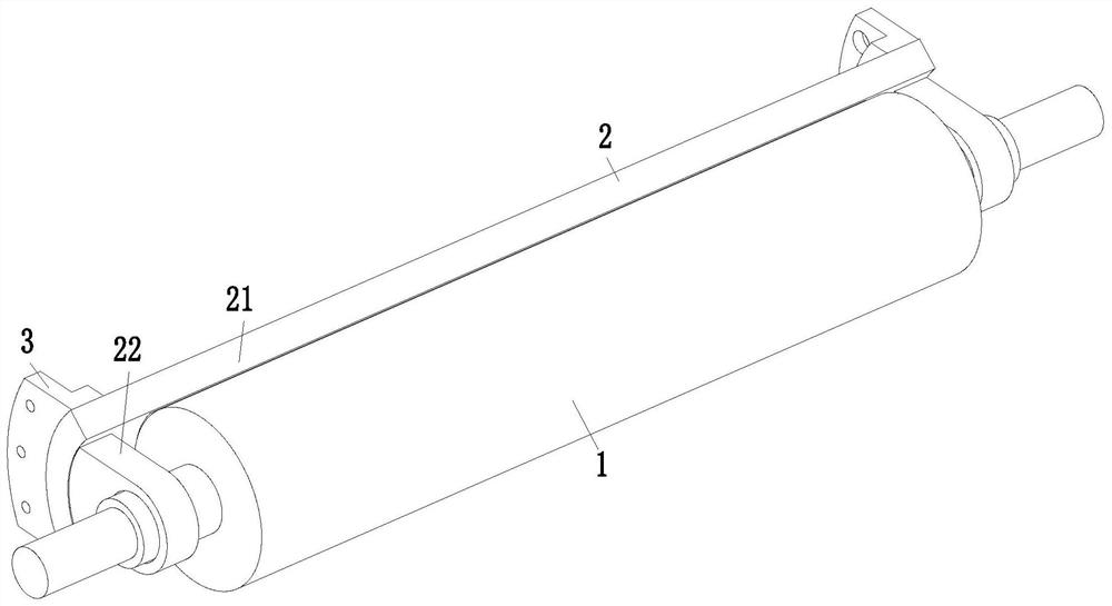 Self-cleaning type printing rubber roller