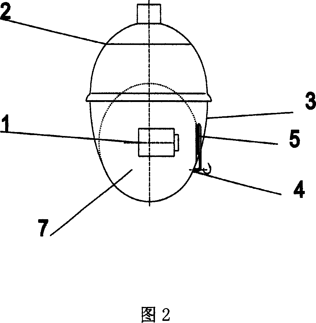 Ball-shape telecamera stand with screen wiper function