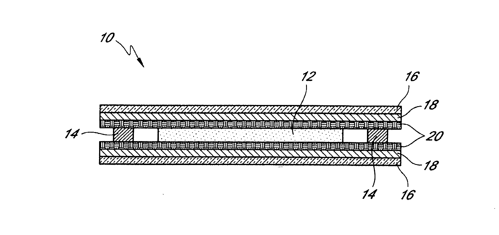 Optical devices for modulating light of photorefractive compositions with thermal control