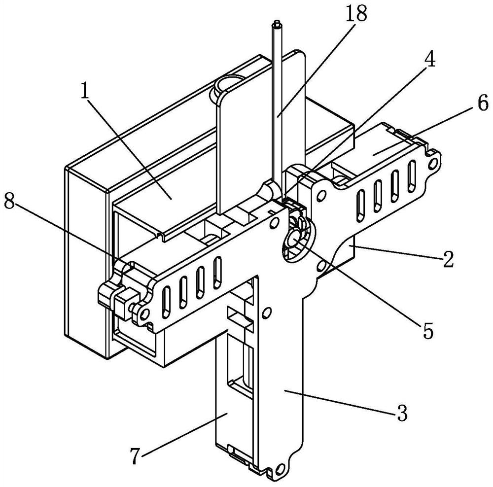 Electric manufacturing clamp for positioning and guiding secondary connector lug