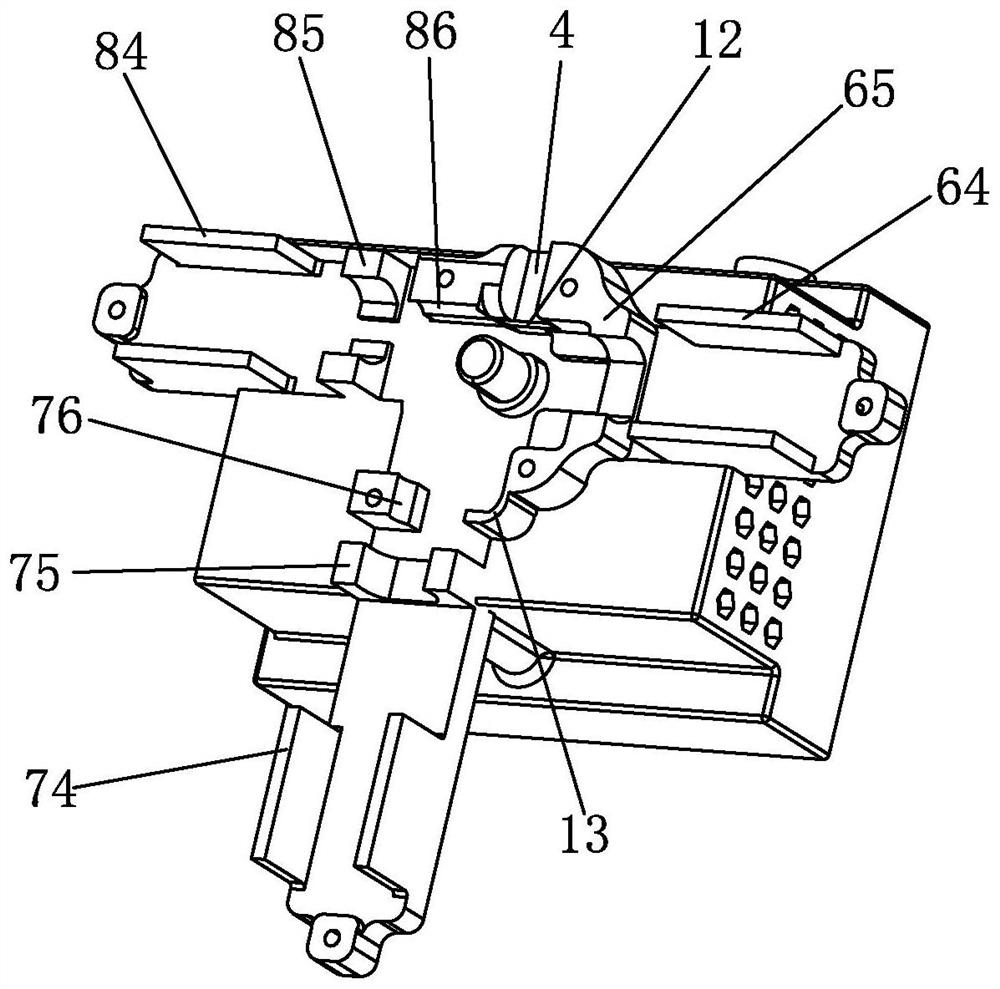 Electric manufacturing clamp for positioning and guiding secondary connector lug