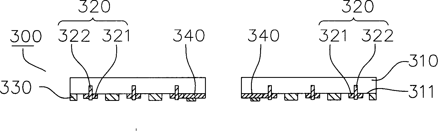 Ball grid array packaging substrate for enhancing spherical washer fixation and ball grid array packaging structure