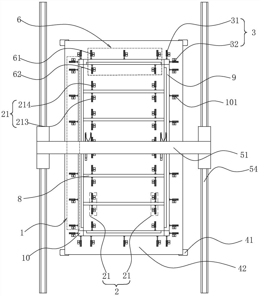 Full-automatic welding device for box-type house